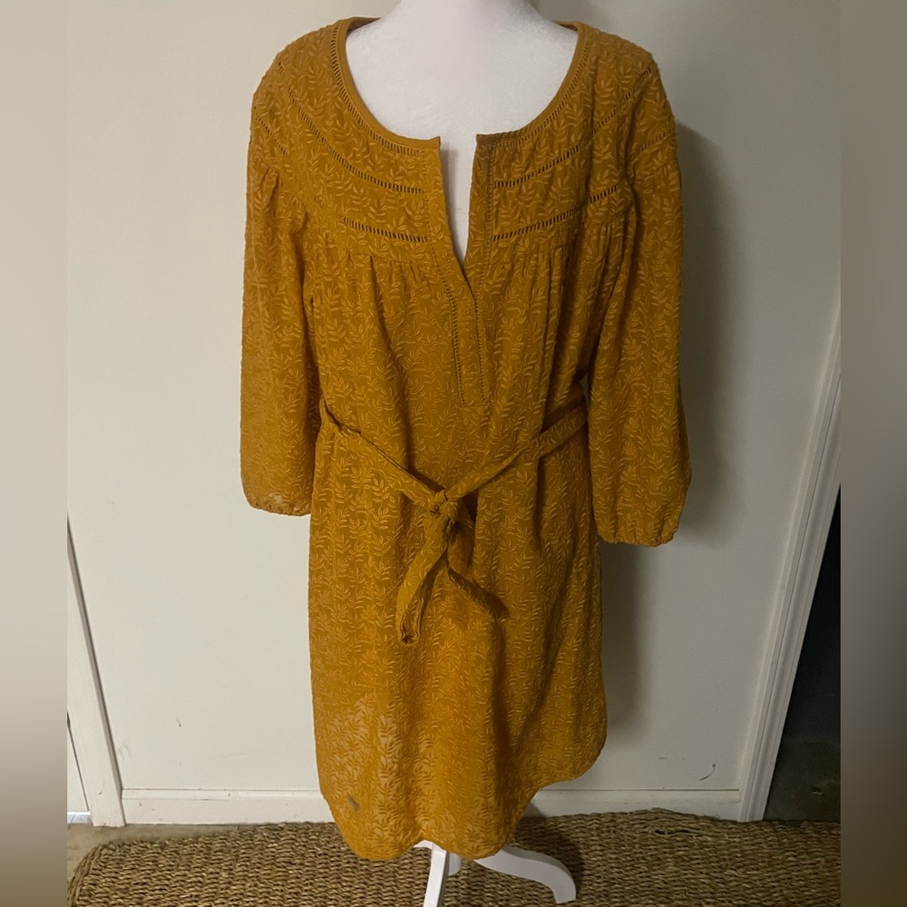 Anthropologie Daniel rainn goldenrod Dress